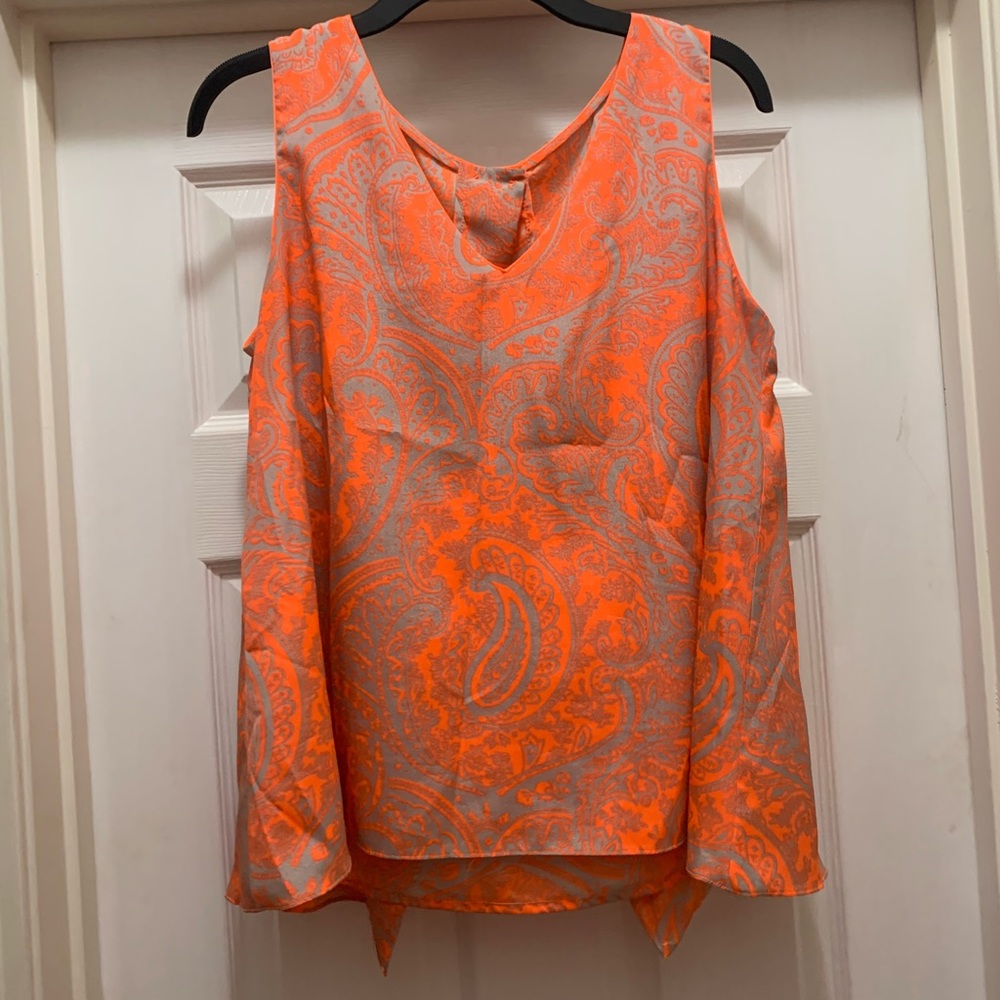 Orange boutique top